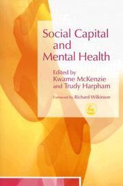 Cover of: Social capital and mental health