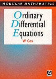 Cover of: Ordinary Differential Equations (Modular Mathematics Series)