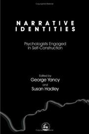 Cover of: Narrative Identities: Psychologists Engaged In Self-construction