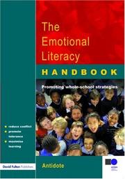 Cover of: The Emotional Literacy Handbook: A Guide for Schools