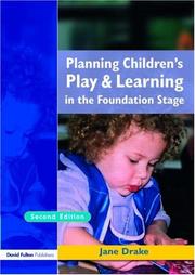 Cover of: Planning Childrens Play and Learning in the Foundation Stage