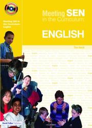 Meeting Special Needs in English (Meeting SEN in the Curriculum) by Tim Hurst