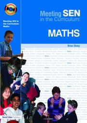 Cover of: Meeting Special Needs in Math (Meeting SEN in the Curriculum)