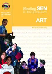 Cover of: Meeting SEN in the Curriculum  Art (Meeting Special Needs in the Curriculum)