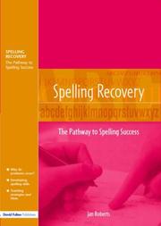 Cover of: Spelling Recovery by Jan Roberts