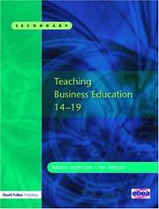 Cover of: Teaching Business Education 14-19