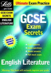 Cover of: English Literature (GCSE Exam Secrets)