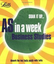Cover of: Business Studies (Revise AS in a Week)