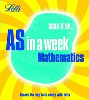 Cover of: Mathematics (Revise AS in a Week)
