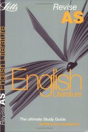 Cover of: Revise AS English Literature (Revise AS Study Guide)