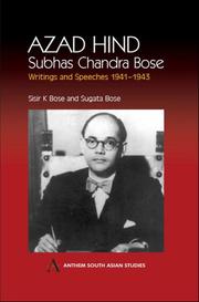 Cover of: Azad Hind:Subhas Chandra Bose by 