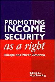 Cover of: Promoting Income as a Right | Guy Standing