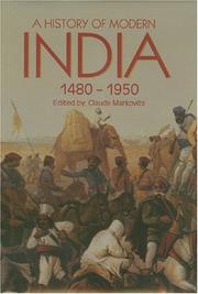 Cover of: A history of modern India, 1480-1950 | 