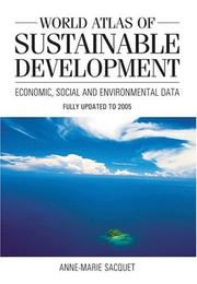 Cover of: World Atlas of Sustainable Development: Economic, Social and Environmental Data (Anthem Studies in Development and Globalization)