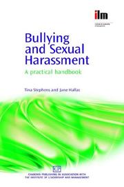 Cover of: Bullying and Sexual Harassment by Tina Stephens, Jane Hallas