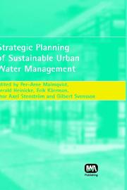 Cover of: Strategic Planning of Sustainable Urban Water Management