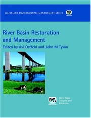 Cover of: River Basin Restoration And Management