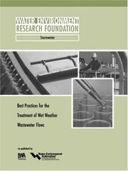 Cover of: Best Practices for the Treatment of Wet Weather Wastewater Flows (Werf Report)