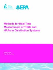 Cover of: Methods for Real-time Measurement of Thms And Haas in Distribution Systems (Awwa Research Foundation Reports)