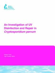 Cover of: An Investigation of Uv Disinfection And Repair in Cryptosporidium Parvum (Awwa Research Foundation Reports)