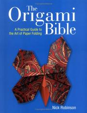 Cover of: The Origami Bible by Nick Robinson