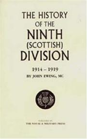 Cover of: History of the 9th Scottish Division