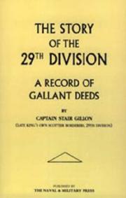 Cover of: Story of the 29th Division by Stair Gillon