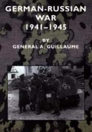 Cover of: German-russian War 1941-1945