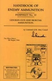 Cover of: Handbook of Enemy Ammunition by War Office