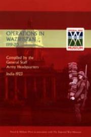 Cover of: Operations in Waziristan 1919-1920