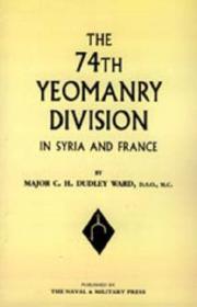 Cover of: 74th Yeomanry Division in Syria And France