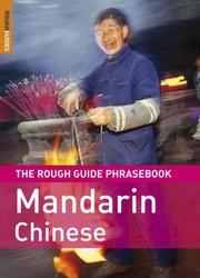 Cover of: The Rough Guide to Mandarin Chinese Dictionary Phrasebook 3 (Rough Guide Phrasebooks) by Rough Guides