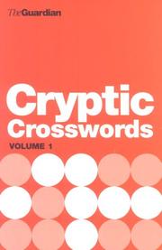 Cover of: The Guardian Book of Cryptic Crosswords (Crossword)