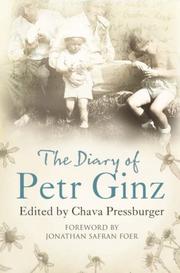 Cover of: The Diary of Petr Ginz by Chava Pressburger