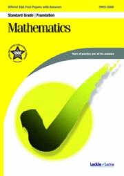 Front cover of Maths Foundation SQA Past Papers (Official Sqa Past Paper) by Unknown