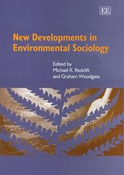Cover of: New developments in environmental sociology