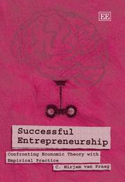 Cover of: Successful entrepreneurship by Mirjam van Praag
