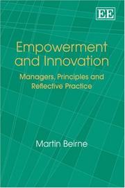 Cover of: Empowerment and innovation: managers, principles and reflective practice