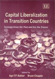 Cover of: Capital liberalization in transition countries: lessons from the past and for the future