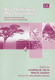 Cover of: New Thinking in Macroeconomics by 