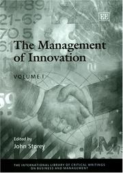 Cover of: The Management of Innovation