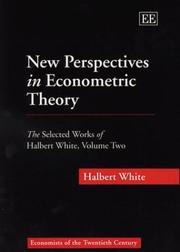 Cover of: New perspectives in econometric theory