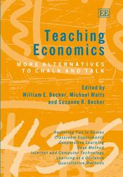 Cover of: Teaching economics: more alternatives to chalk and talk