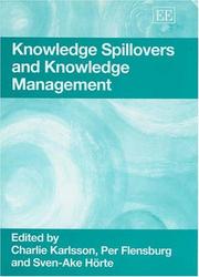 Cover of: Knowledge Spillovers And Knowledge Management | 