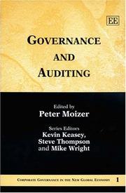 Cover of: Governance and auditing