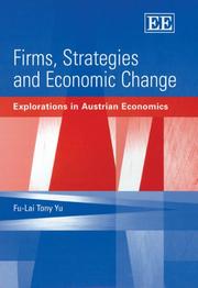 Cover of: Firms, strategies and economic change by Tony Fu-Lai Yu