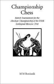 Cover of: Championship Chess (Hardinge Simpole Chess Classics)