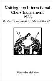 Cover of: Nottingham International Chess Tournament 1936