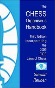 Cover of: The Chess Organiser's Handbook by Stewart Reuben