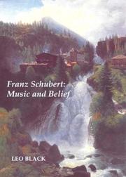 Cover of: Franz Schubert by Leo Black